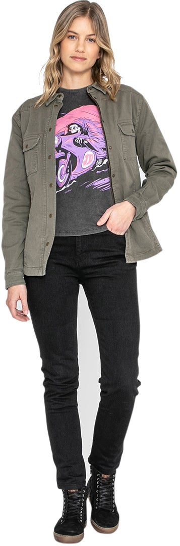 John Doe Motoshirt XTM Dámská košile olive 2XL Obrázek 16