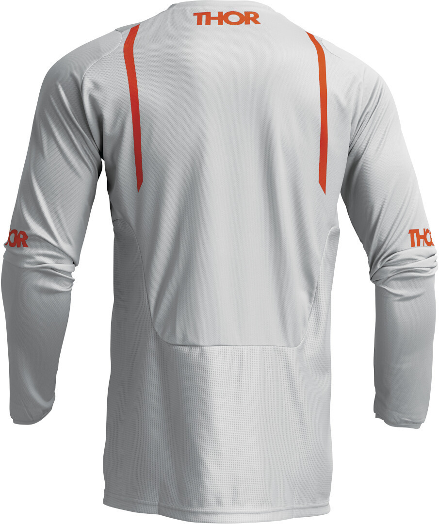 Thor Pulse Mono Motocross Jersey hellgrau 3XL Abbildung 2