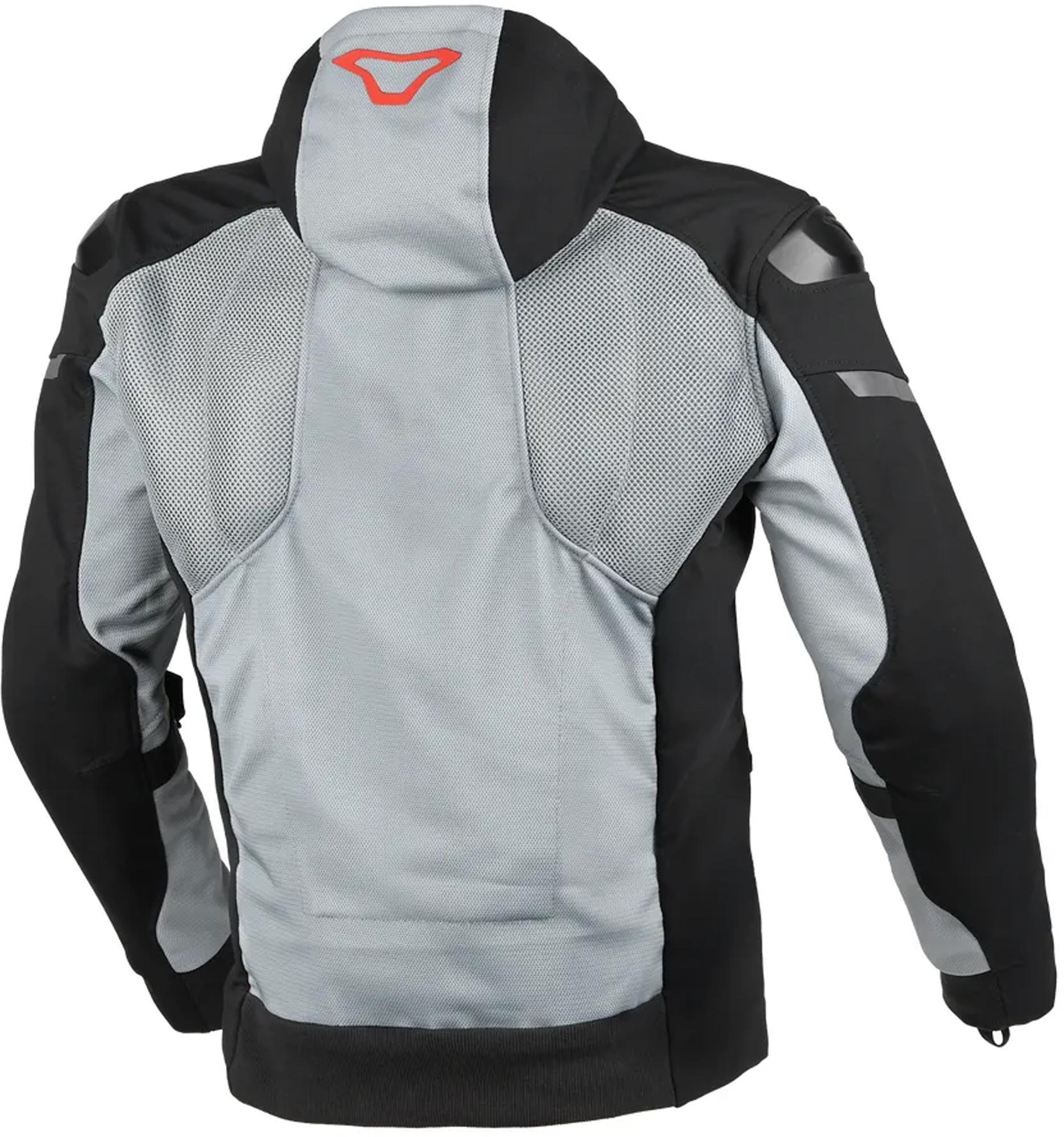 Macna Brero Motorcycle Textile Jacket grey/black 3XL Figure 2