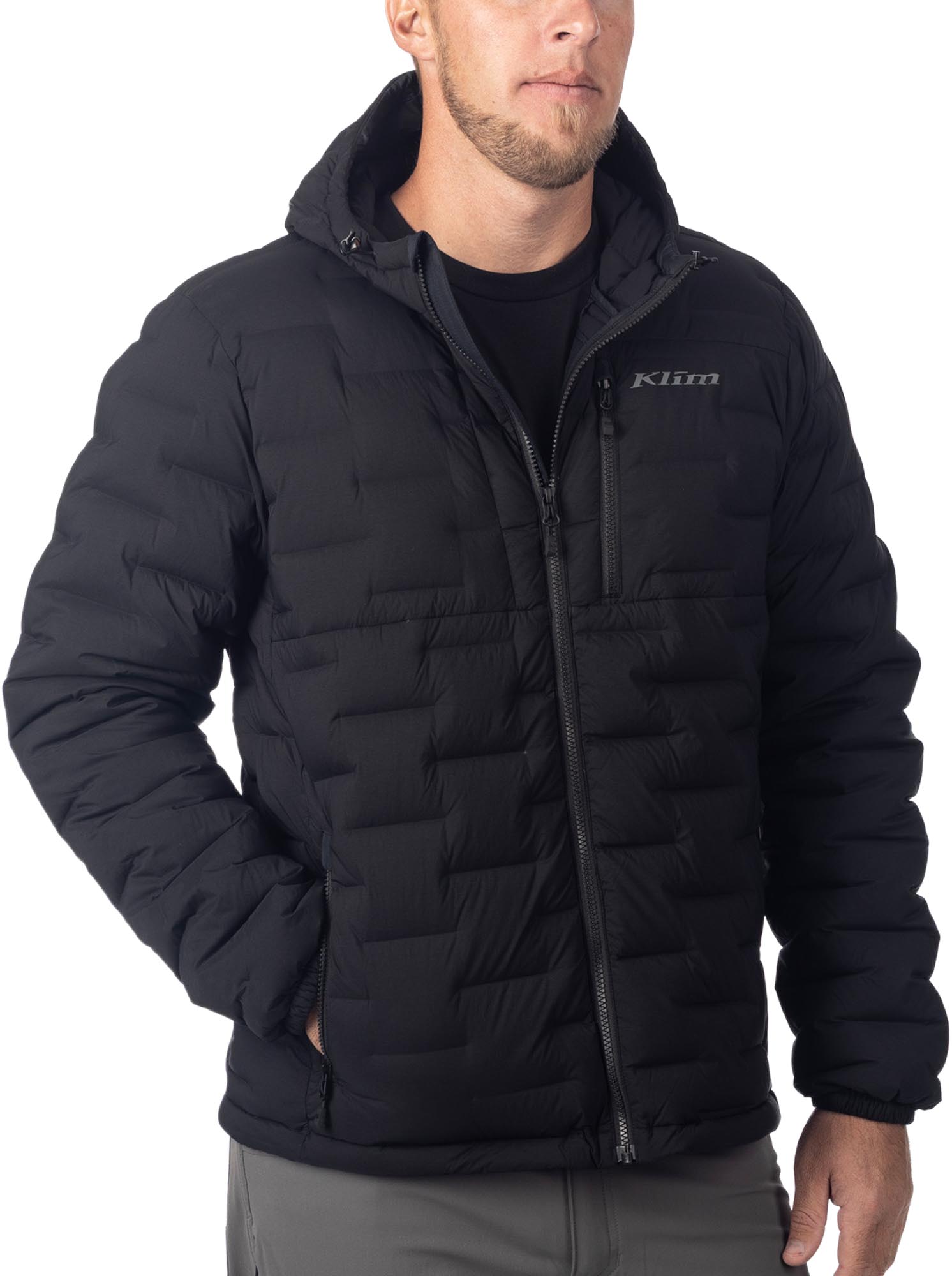 Klim Boulder Stretch Dunhettegenserjakke Svart 2XL Figur 1