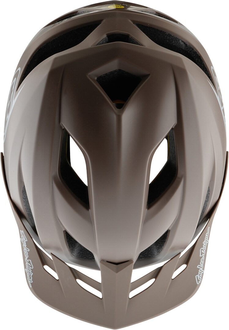 Troy Lee Designs Mips Flowline Point Cască de bicicletă Maro mat XL-XXL (60/63) Figura 3