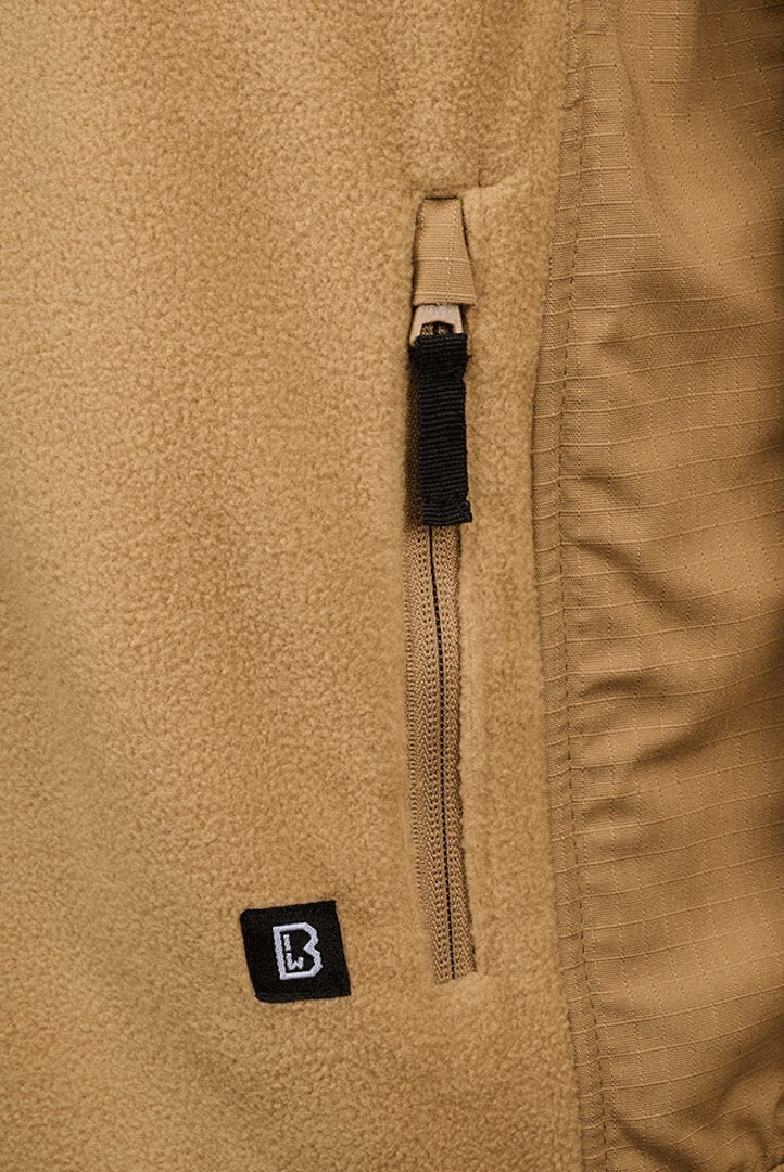 Brandit Ripstop Fleece Jacke hellbraun 4XL Abbildung 3