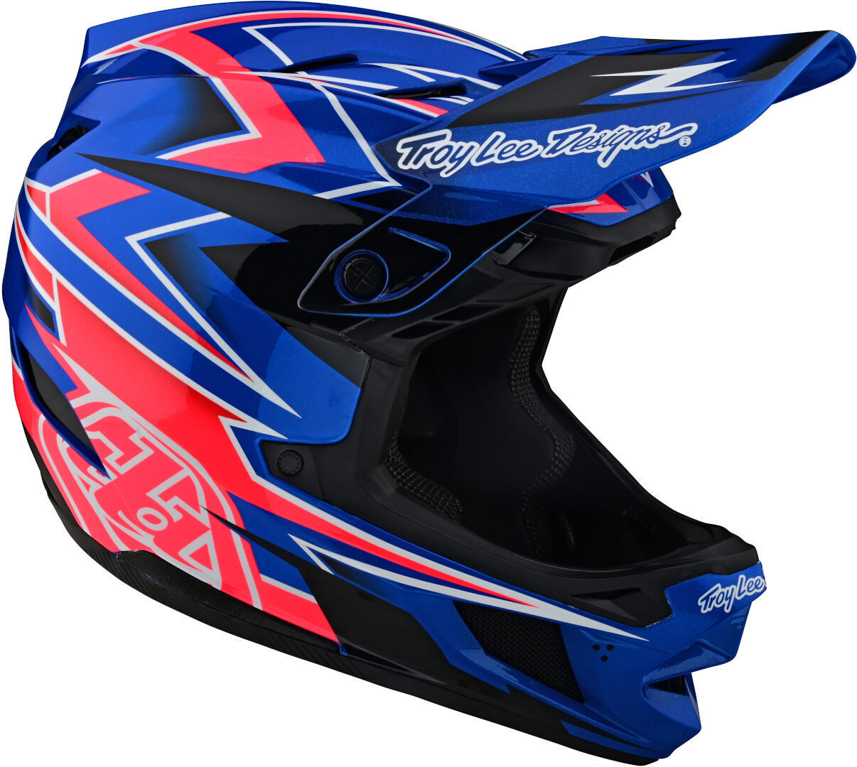 Troy Lee Designs D4 MIPS Composite Volt Casco de descenso Azul S (55/56) Figura 3