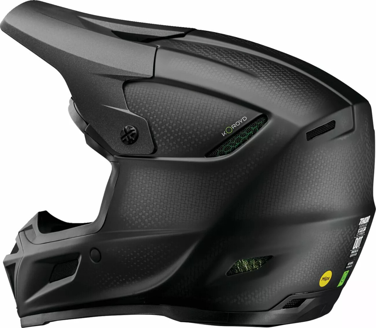 Thor Reflex Carbon Stealth Casco da motocross S (55/56) Figura 3