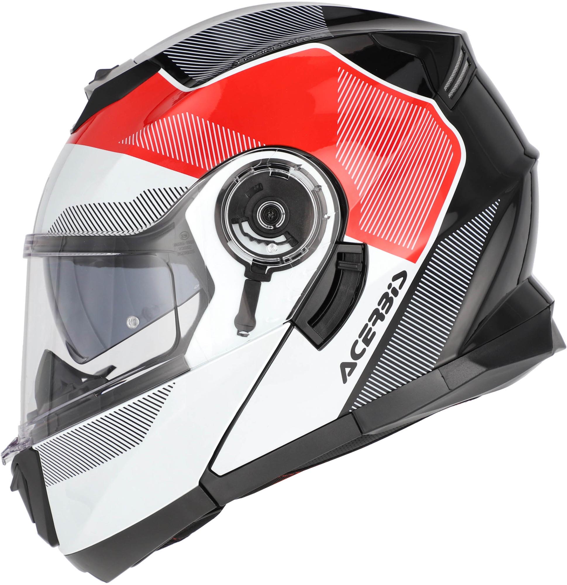 Acerbis Serel Logo Capacete branco/vermelho/preto L (59/60) Figura 4