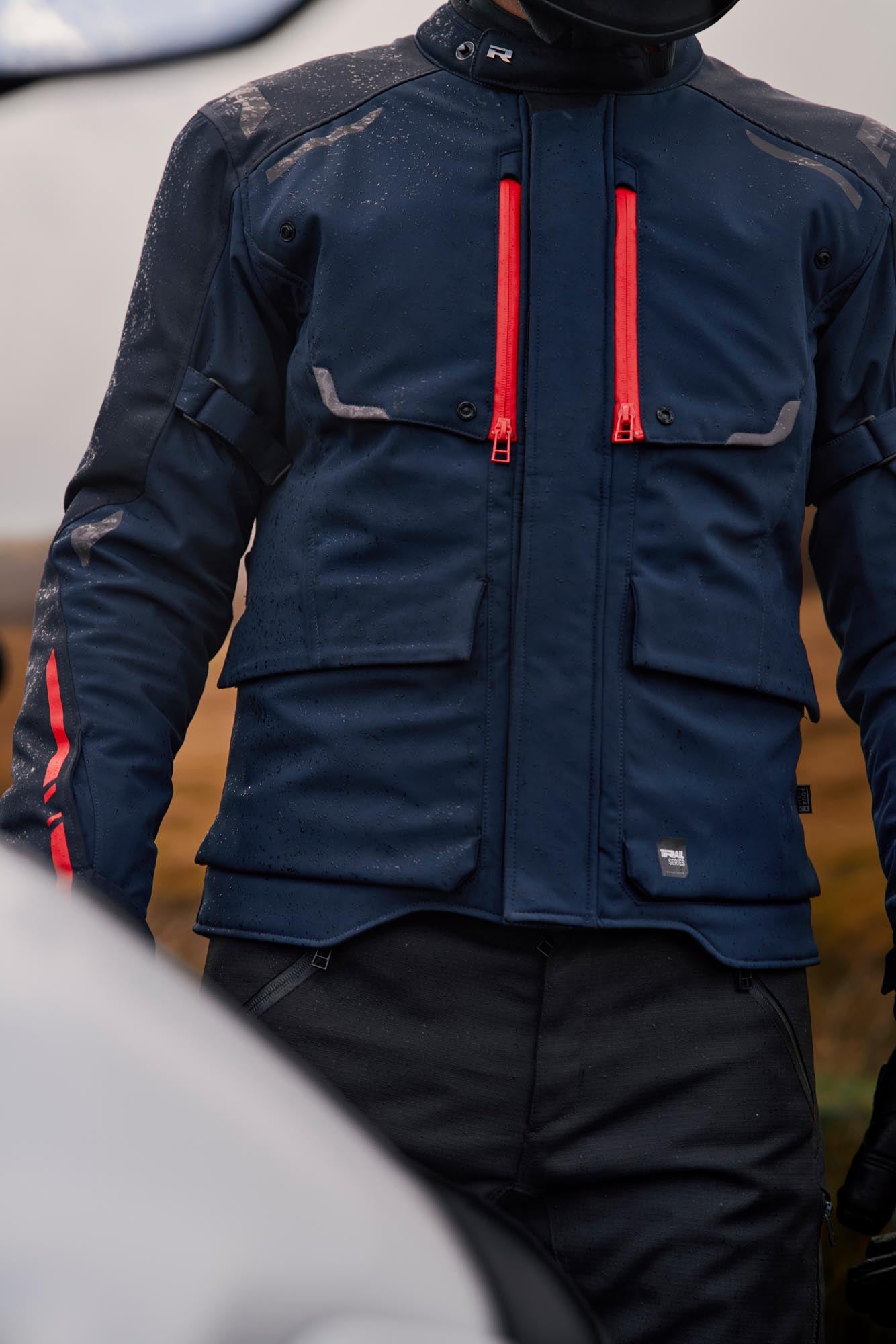 Richa Taurus Vedenpitävä moottoripyörätekstiilitakki sininen 3XL Kuva 5