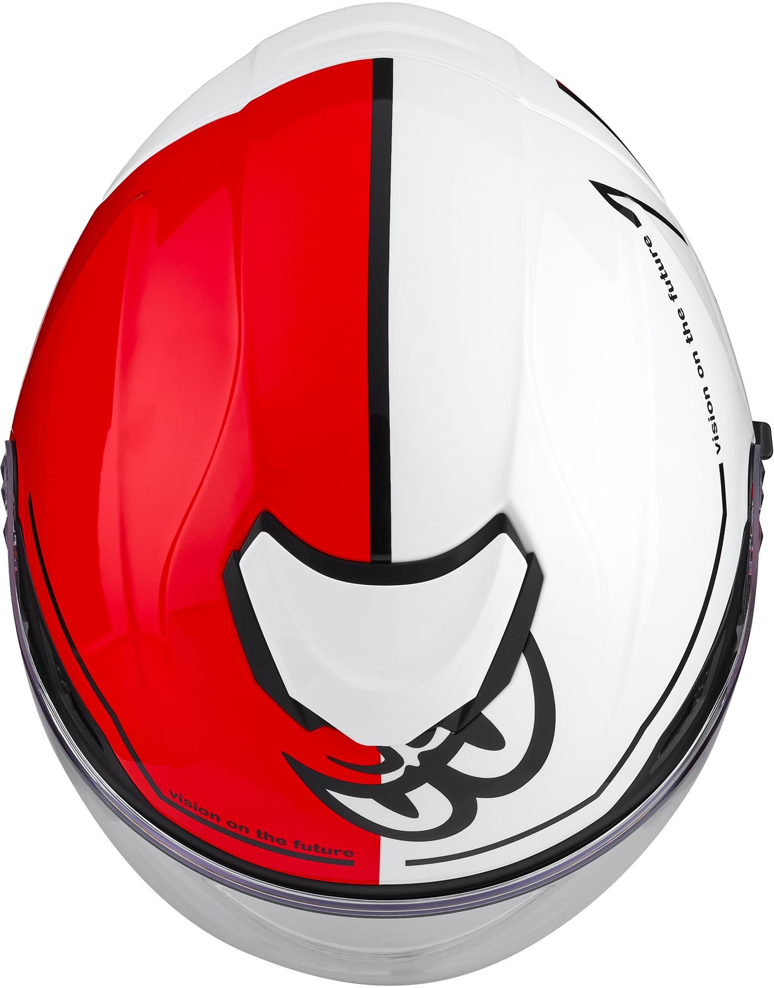 Berik OF669 Casco Vidos Jet bianco/rosso/nero L Figura 6