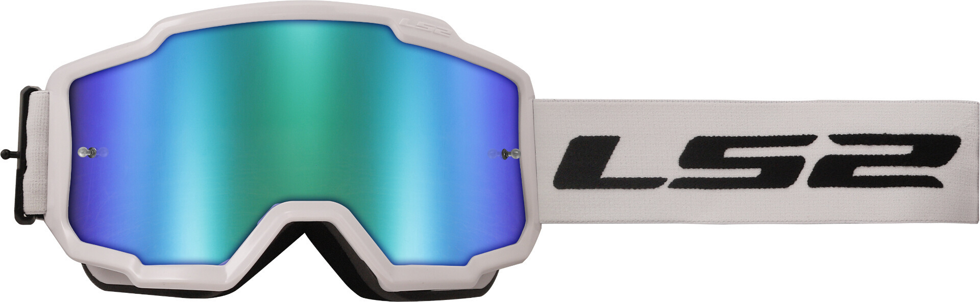 LS2 Charger Ochelari de motocross alb Figura 1