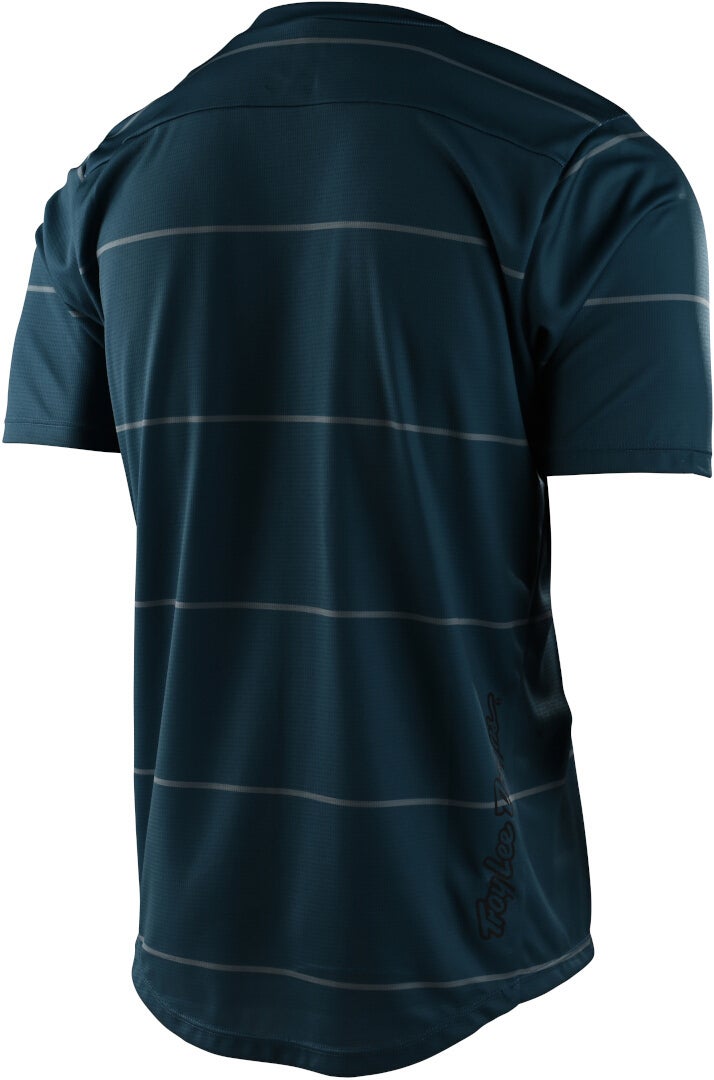 Troy Lee Designs Flowline T-shirt til ungdomscykler Navyblå M Figur 2