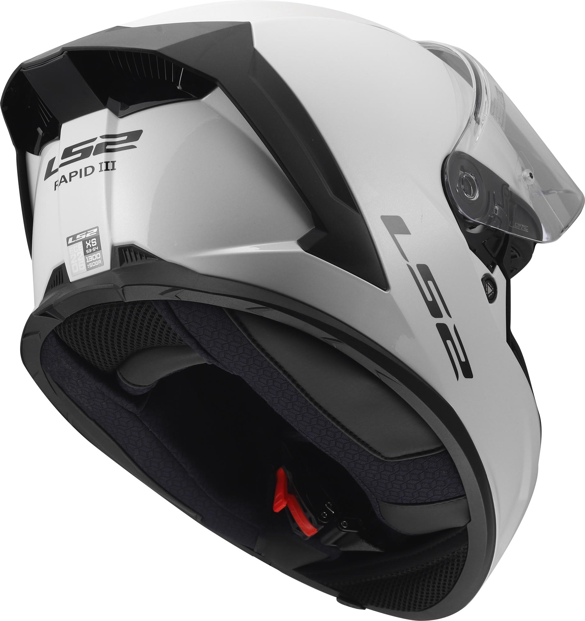 LS2 FF820 Rapid III Kask biały L (59/60) Rysunek 13