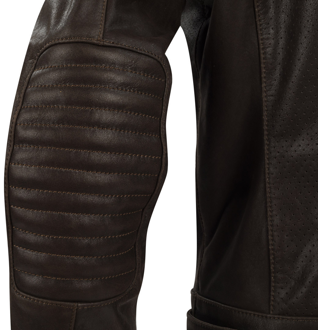 Segura Express perforated Motorcycle Leather Jacket brown M Figure 3