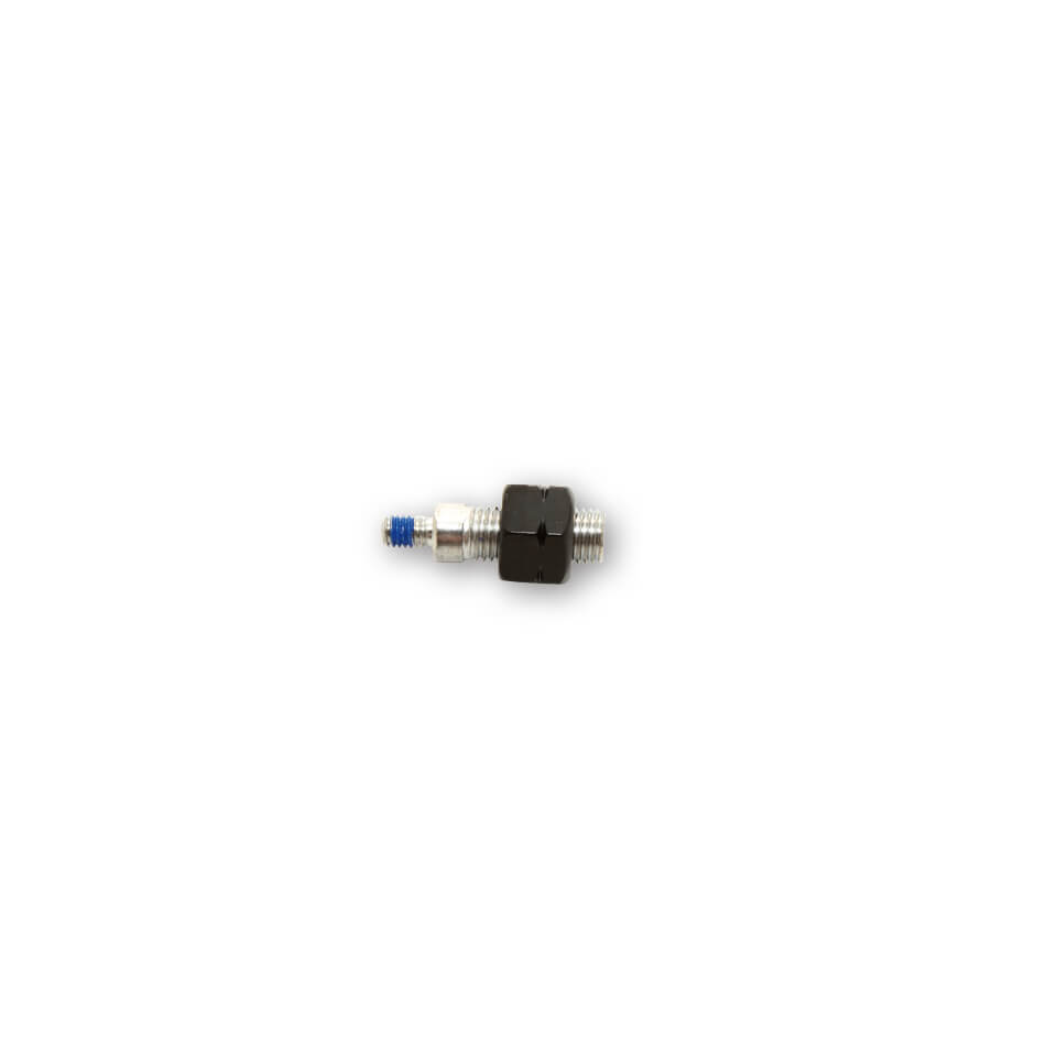 HIGHSIDER Spiegeladapter M10 x 1.25 mm Linksgewinde auf M6, schwarz Figura 1