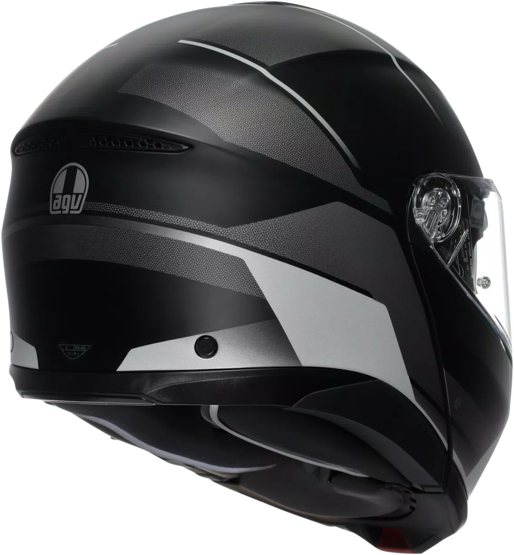 AGV Tourmodular Perception Capacete preto fosco/prata L (59/60) Figura 4