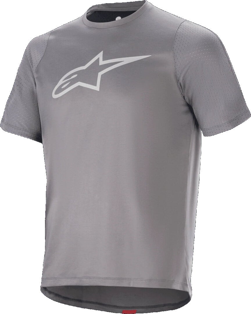 Alpinestars Men's Grey A-Dura Dri Astar Short Sleeve Bicycle Jersey