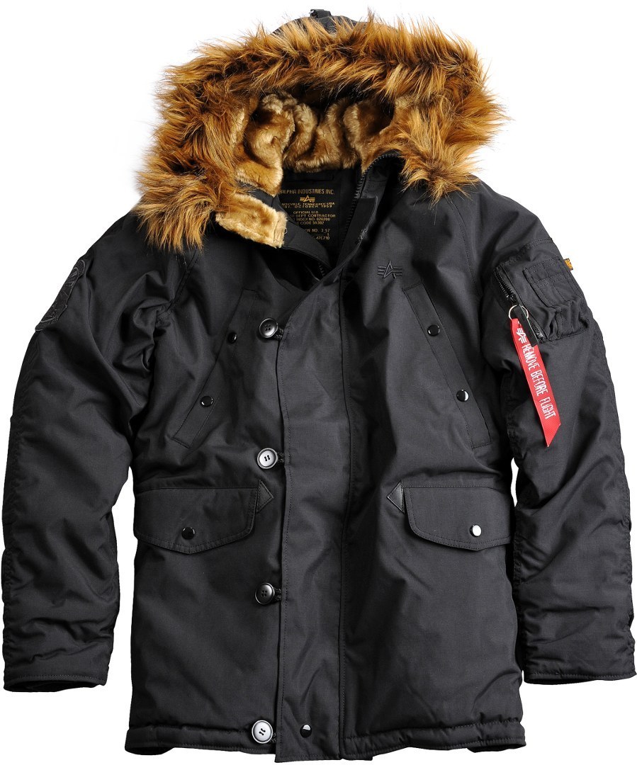 Alpha Industries Explorer Jacke schwarz L Abbildung 1