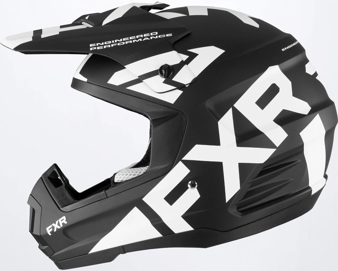 FXR Torque Team Snescooterhjelm Sort/hvid XL (61/62) Figur 2