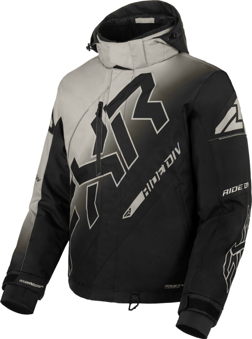 FXR CX 2025 Snowmobile Jacket black/light grey S Figure 1