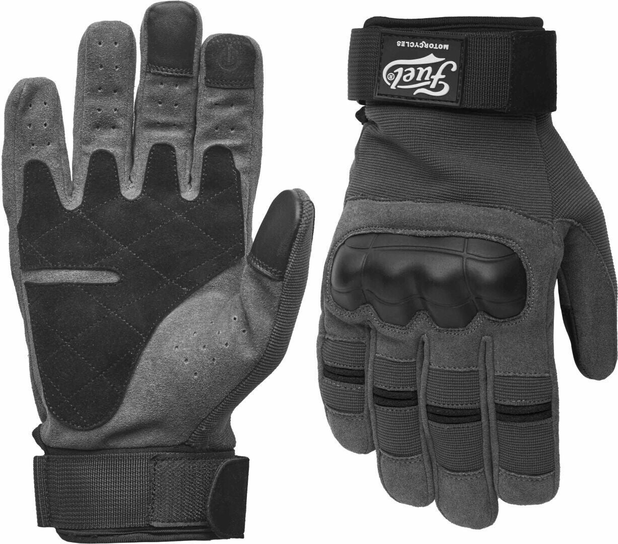 Fuel Sunforce Motorrad Handschuhe grau L Abbildung 1