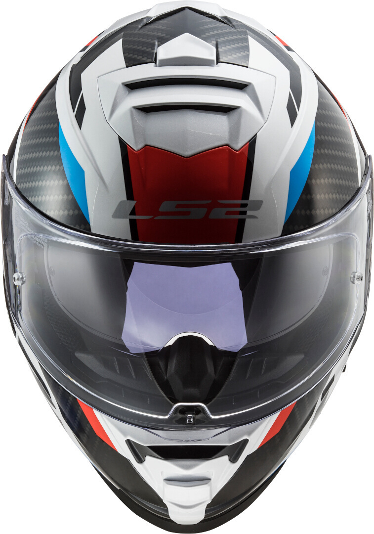 LS2 FF800 Storm II Racer Helm wit/rood/blauw M (57/58) Figuur 3