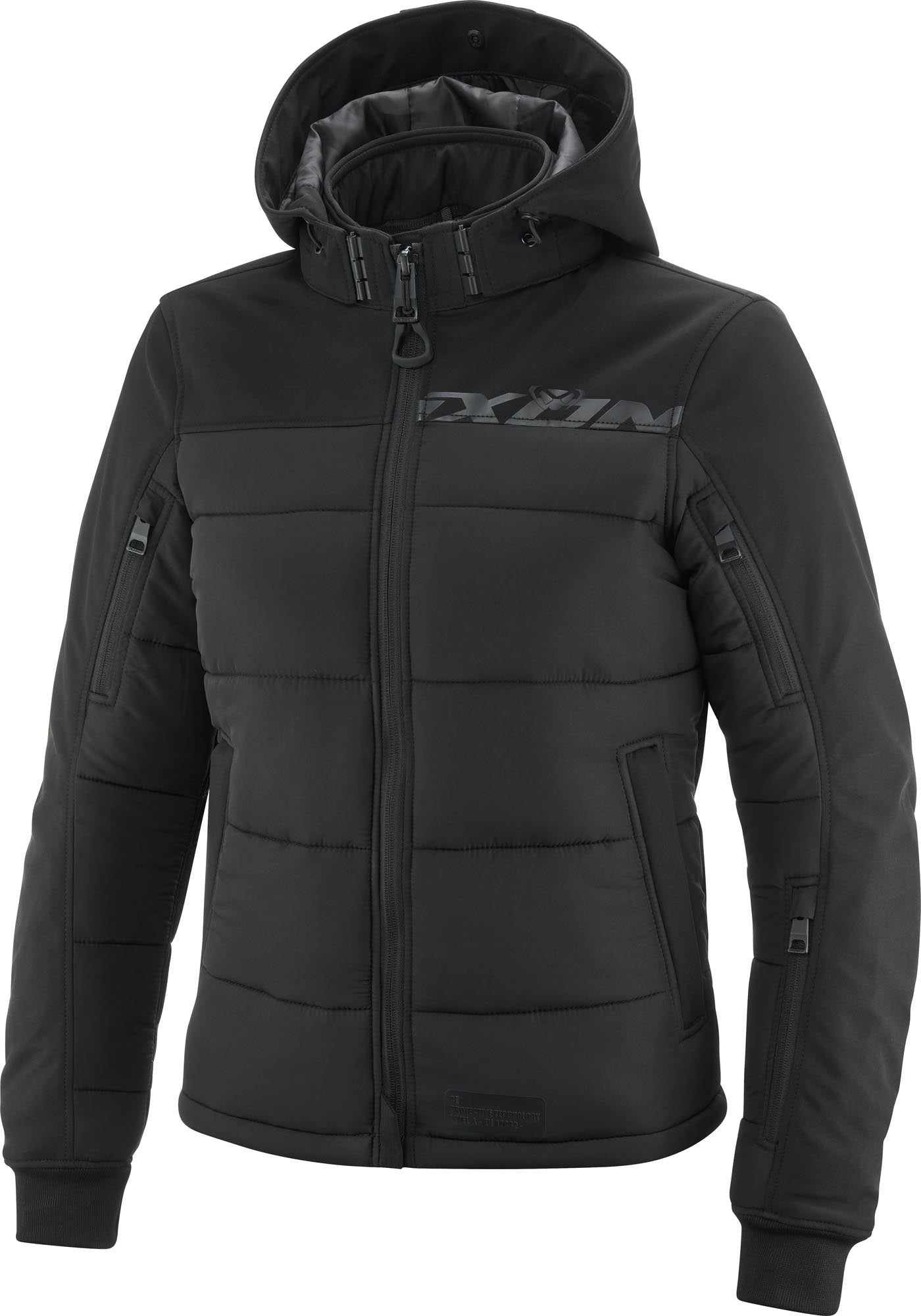 Ixon Aspen wasserdichte Damen Motorrad Textiljacke schwarz M Abbildung 1