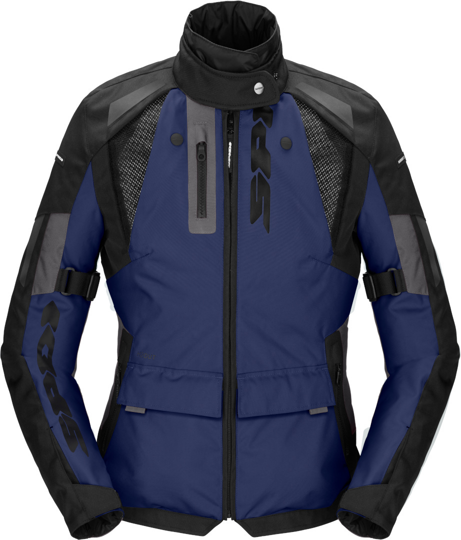 Spidi Crossmaster Motorcycle Textile Jacket black/blue 3XL Figure 2