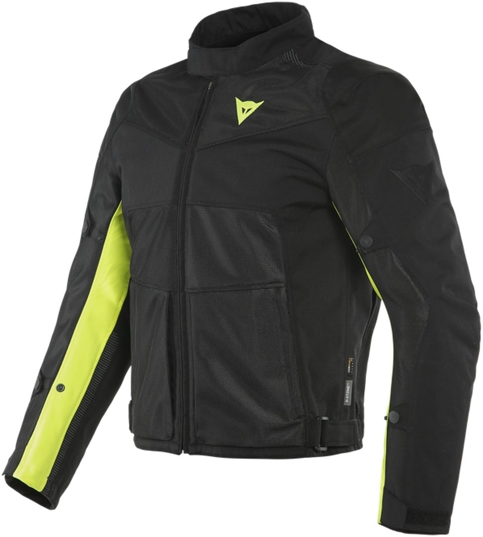 Dainese Sauris 2 D-Dry Motorcycle Textile Jacket black/yellow 52 Figure 1