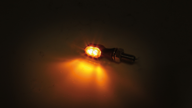 HIGHSIDER Smart Crumb LED-indikator Kropp Svart / Lins Rökt (Par), Fram och Bak Figur 6
