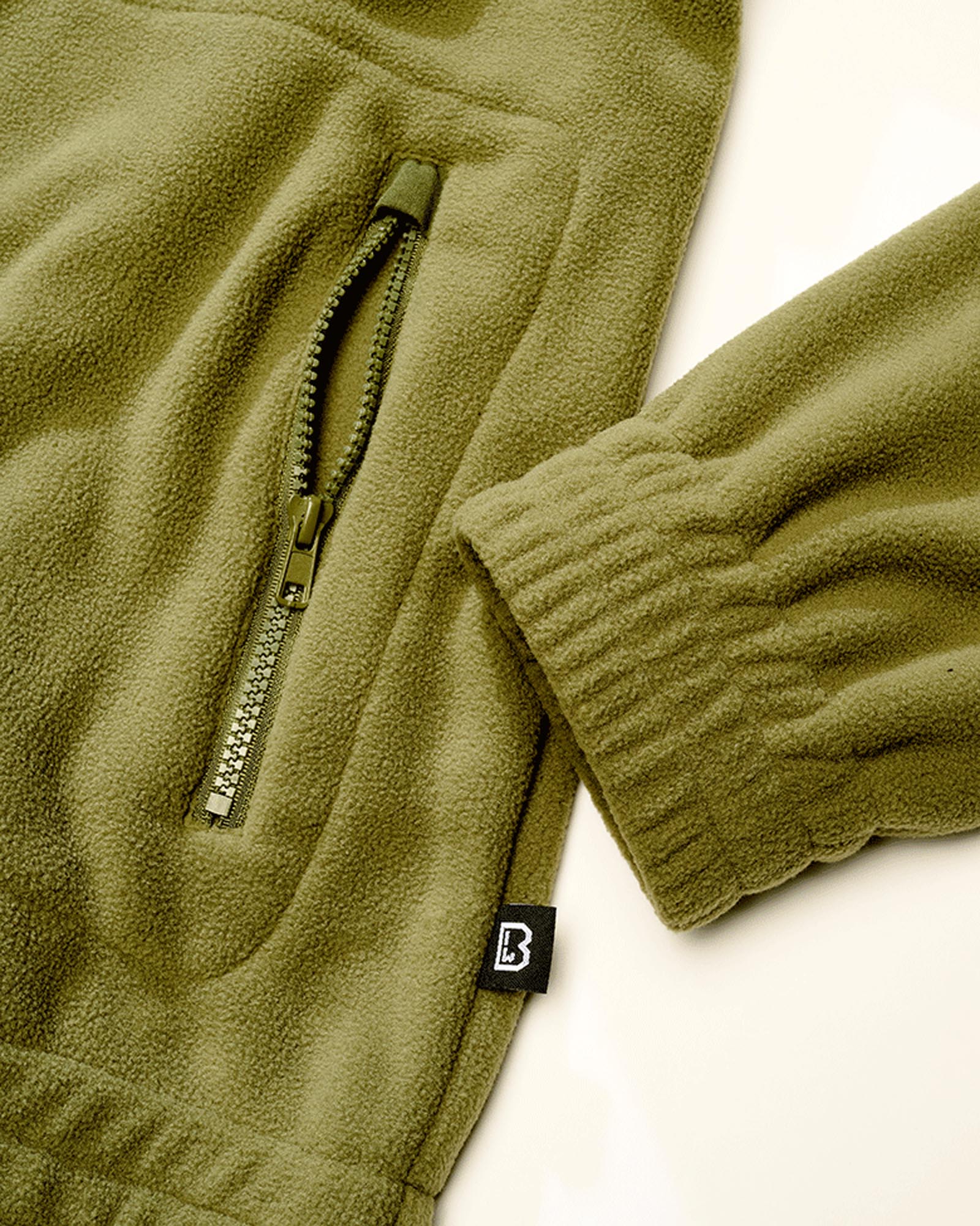 Brandit Combat Fleece Jacke olive M Slika 3