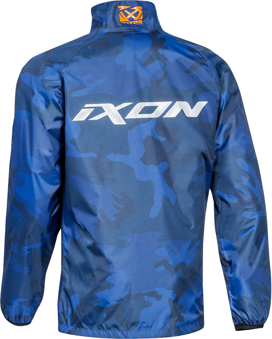 Ixon Stripe Capa de chuva azul/laranja M Figura 2