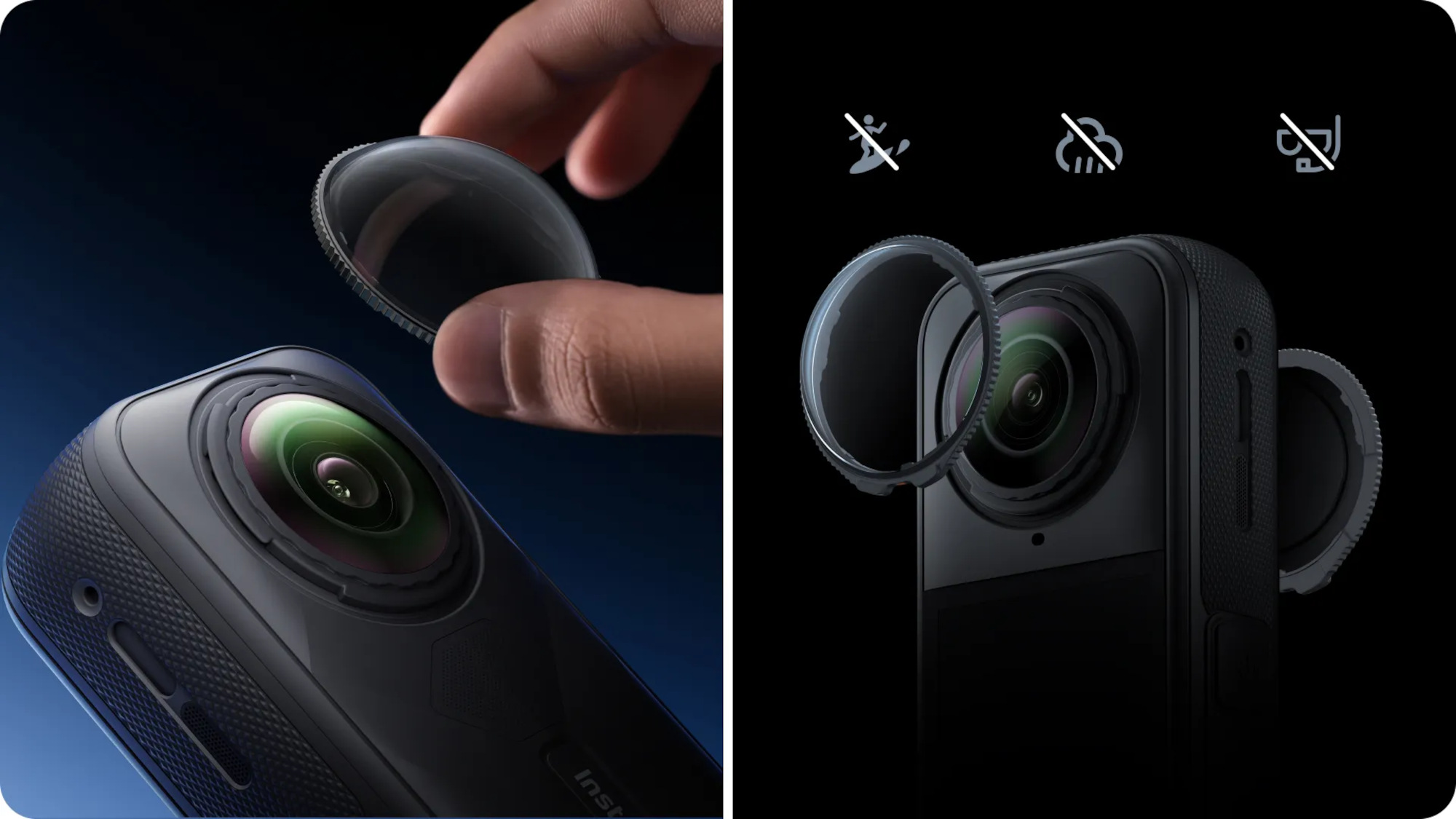 Insta360 X5 Protecții premium pentru lentile Figura 13