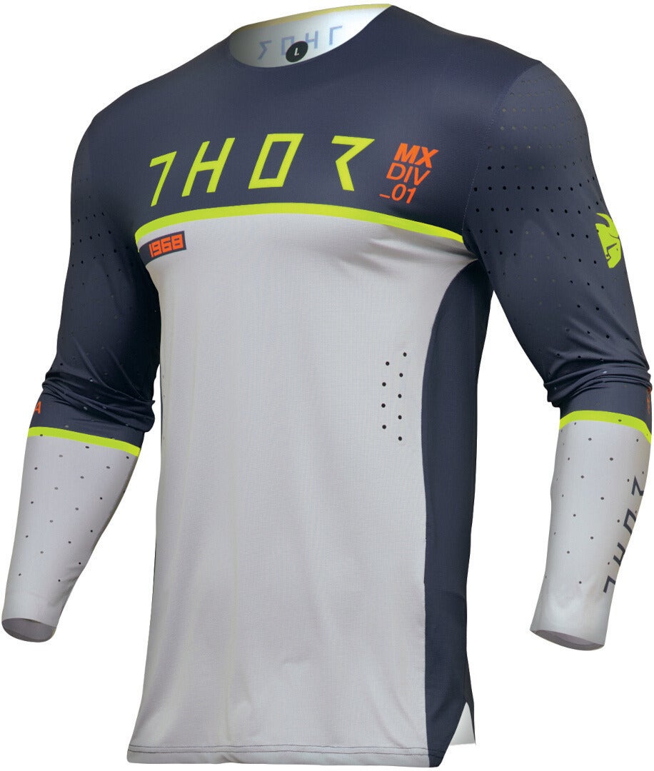 Thor Prime Ace Motocross trøje mørkeblå/grå 3XL Figur 1