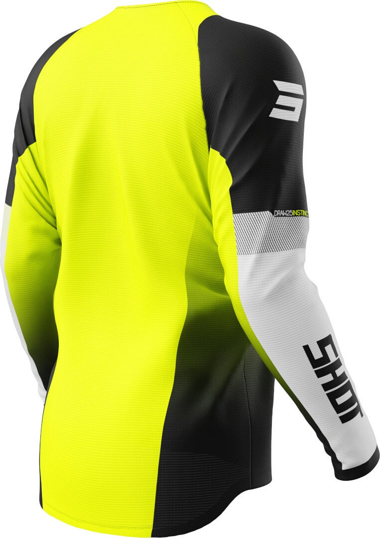 Shot Draw Instinct Motocross trøje sort/gul 3XL Figur 2