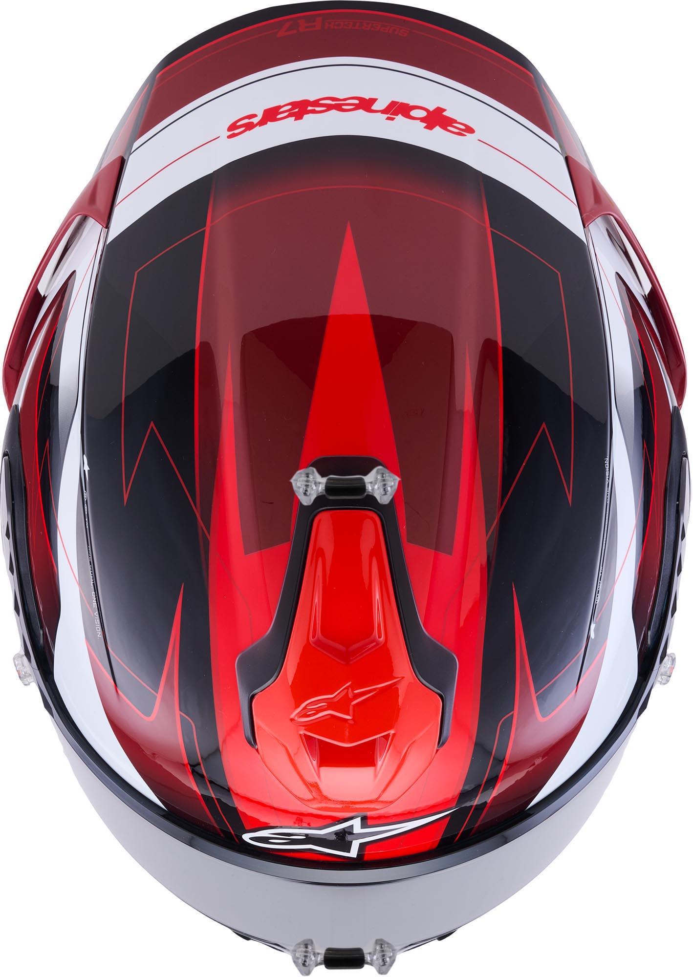 Alpinestars S-R7 Kinetis Hjälm svart/röd/vit M Figur 5