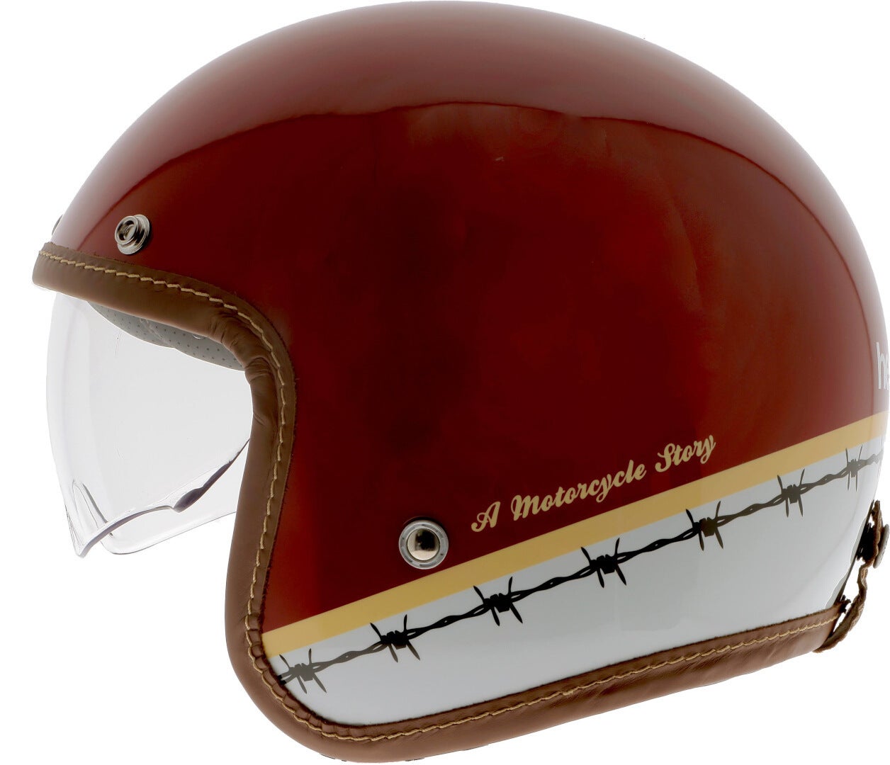 Helstons Evasion Carbon Jet Helmet red/white XXL (63) Figure 2