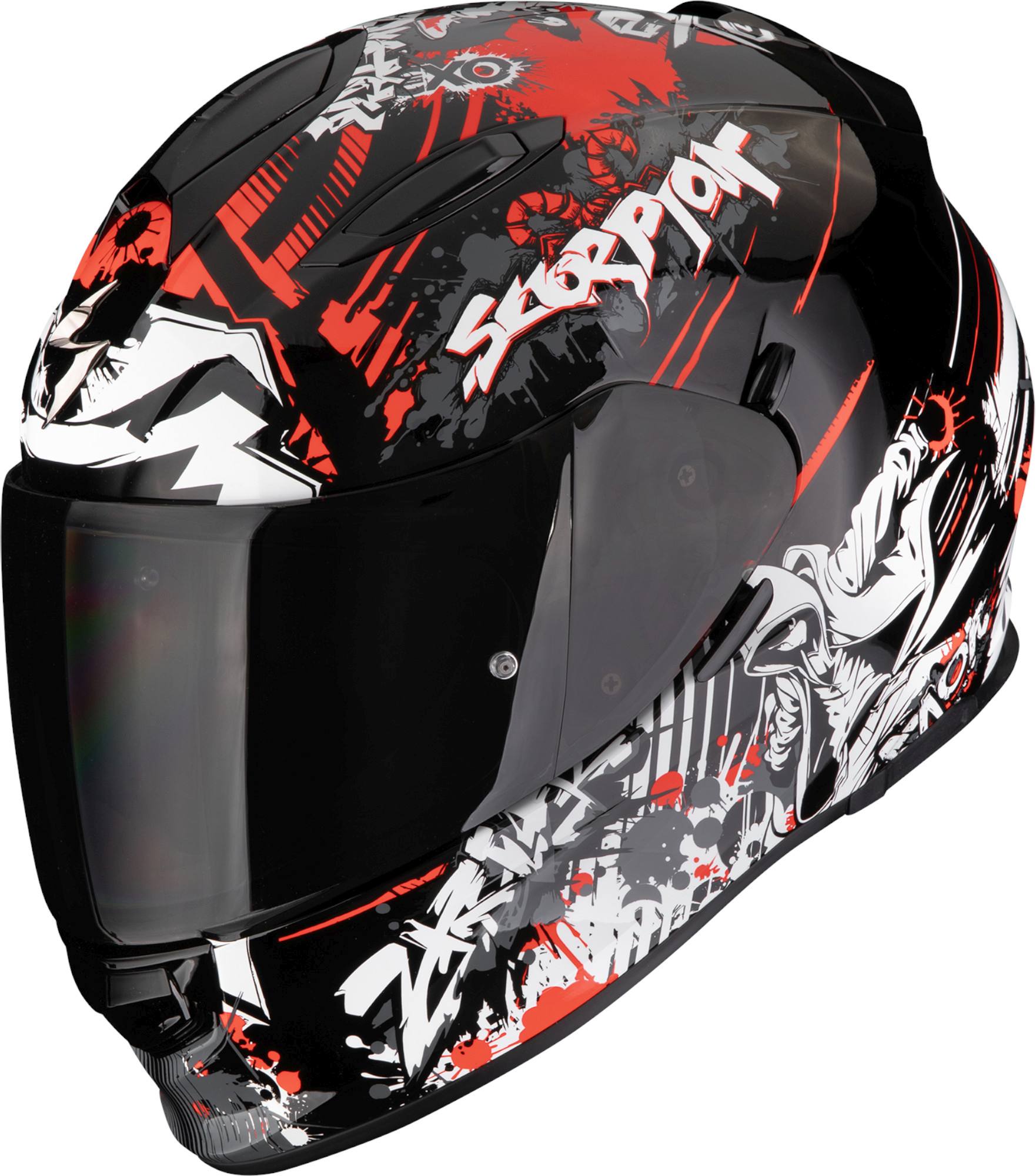 Scorpion Exo-491 Spector Casque intégral Noir/Rouge/Blanc XL (61/62) Figure 1
