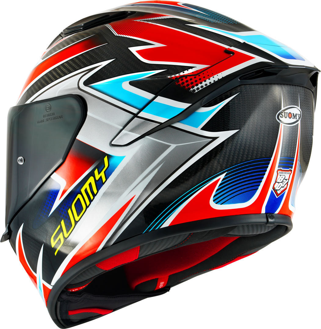 Suomy TX-Pro Flat Out 2023 Hjälm röd/svart/vit Förlust (59/60) Figur 7