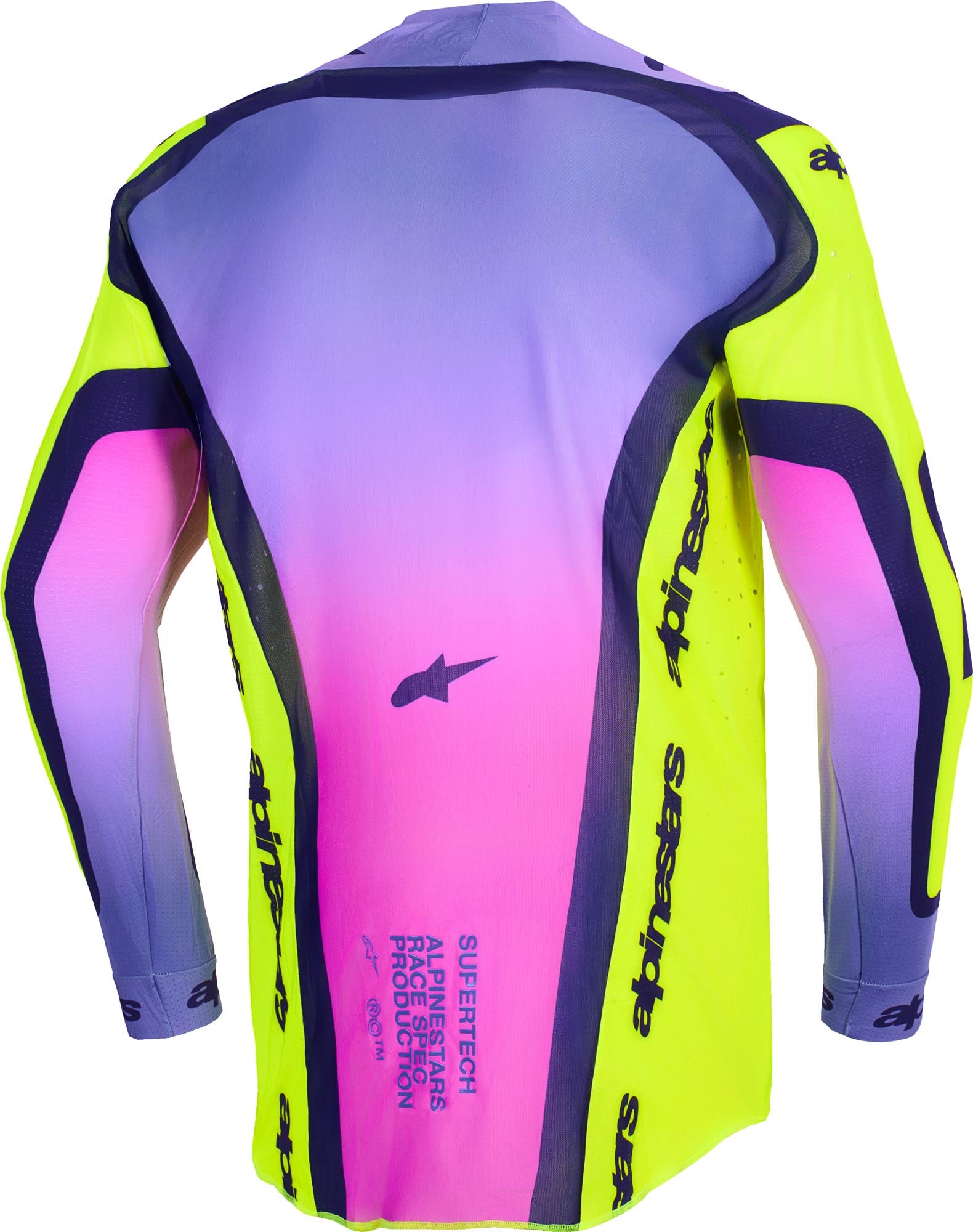 Alpinestars Supertech Vista Motocross Jersey gelb/lila S Abbildung 2