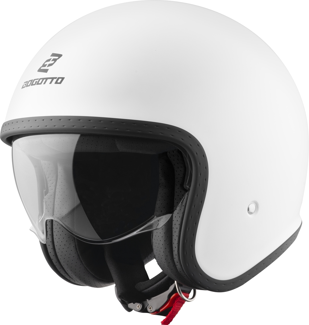 Bogotto H589 Solid Jethelm weiß matt S Abbildung 1