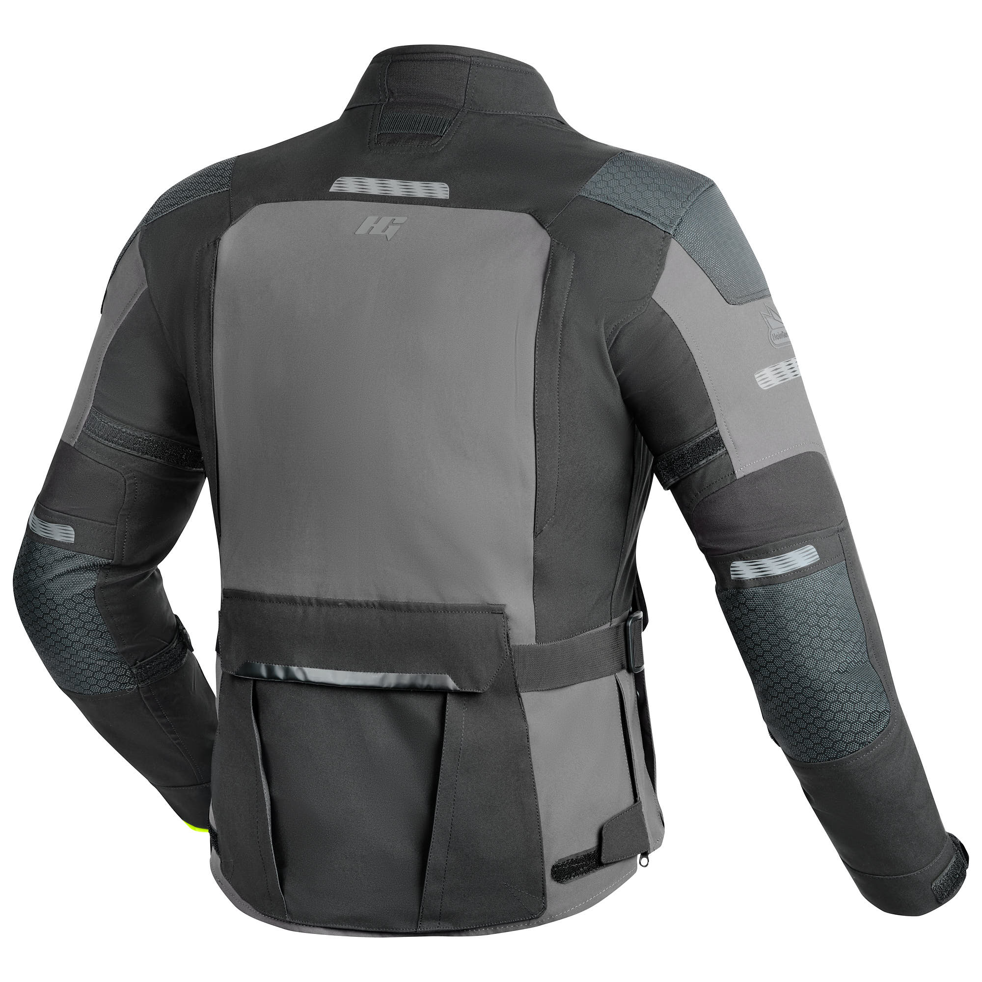 Hein Gericke Blizzard-X waterproof Motorcycle Textile Jacket black/dark grey M Figure 2