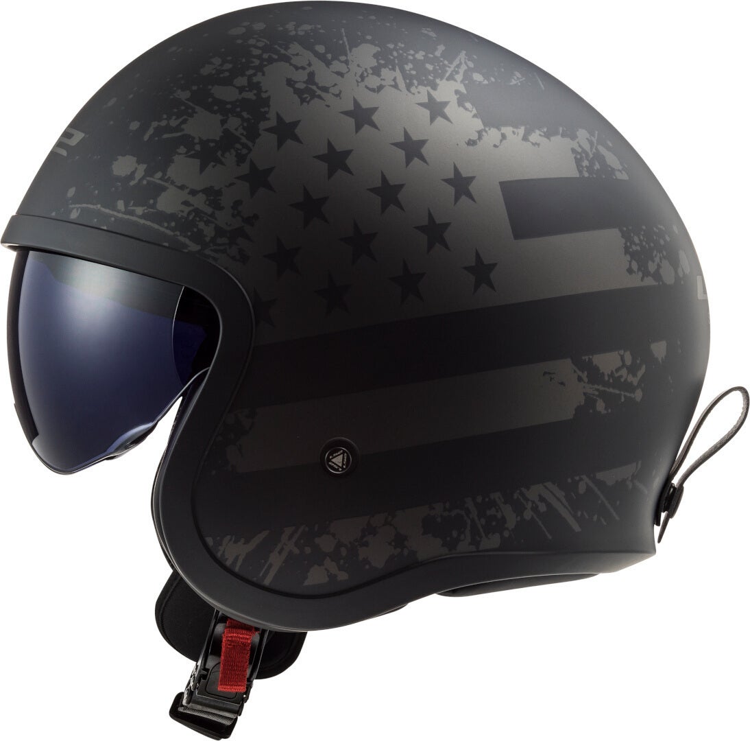 LS2 OF599 Spitfire II Black Flag Cască cu reacție XXL (63/64) Figura 2
