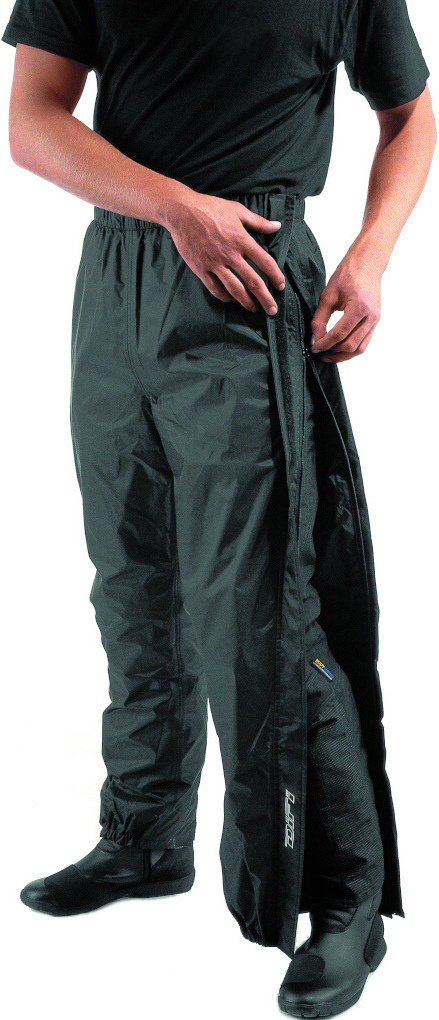 DIFI Zip Motorrad Regenhose schwarz S Abbildung 1