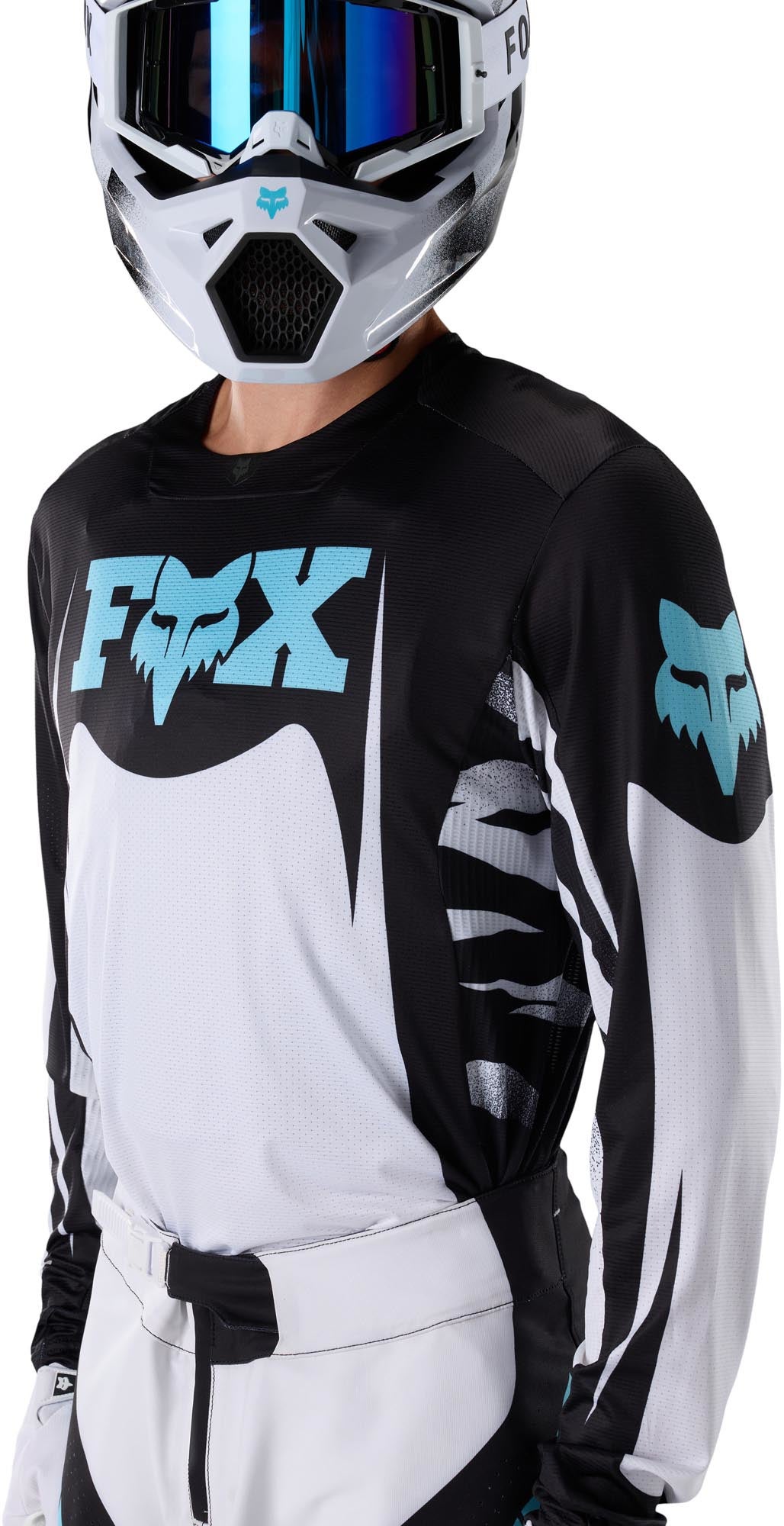 FOX 360 Clutch Motocross Jersey weiß/schwarz S Abbildung 5