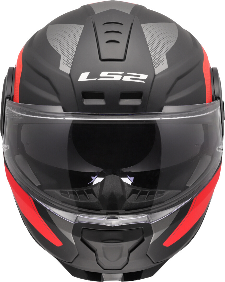 LS2 FF902 Scope II Duria Casco nero opaco/rosso S (55/56) Figura 8