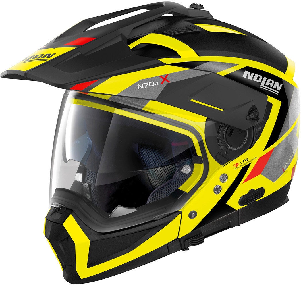 Nolan N70-2 X Grandes Alpes N-Com Casco nero/giallo XS (55) Figura 1