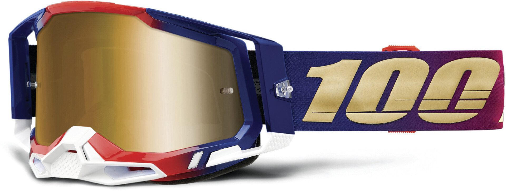 100% Racecraft II United Motocross Glasögon Figur 1