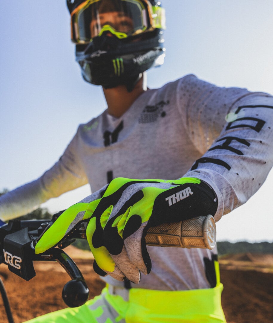 Thor Sportmode Riot Motocross Handschuhe hellgrün M Abbildung 6