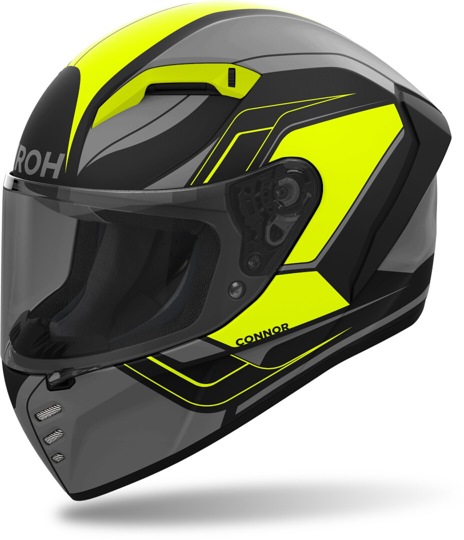 Airoh Connor Dunk Casco nero/giallo neon S (55/56) Figura 1