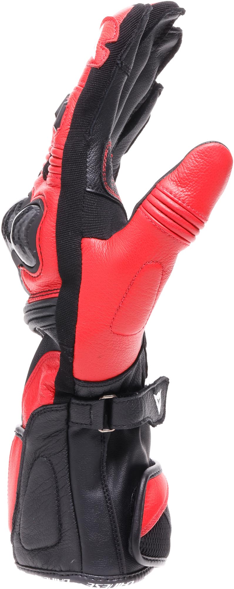 Dainese Reacto Carbon Long Motorsykkelhansker svart/rød L Figur 2