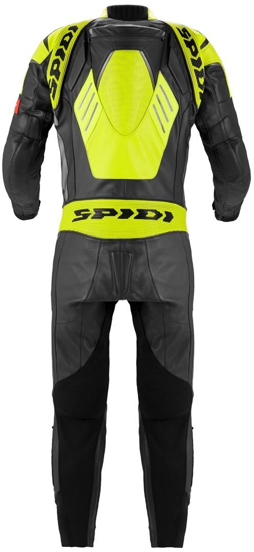 Spidi Track Wind Pro Ét stykke motorcykel læder dragt sort/giftig grøn 52 Figur 4