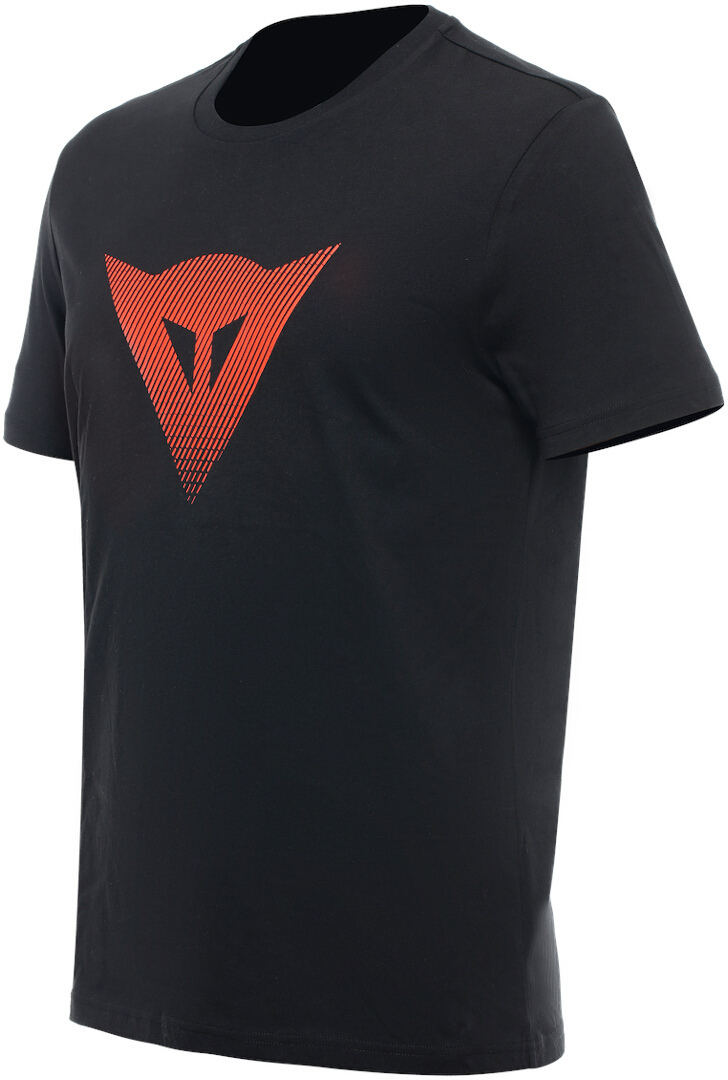Dainese Logo Camiseta preto/vermelho M Figura 1